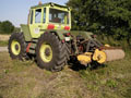 MB-trac mit Mulchfraese